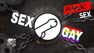 Sexo gay publico video