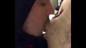 Sucking man tits gay