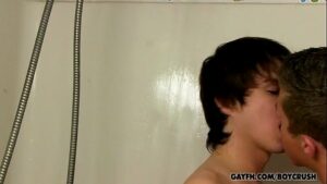 Young boy frottage gay shower