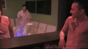 Bare sauna brazil gay video