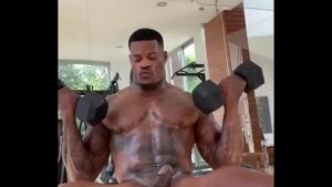 Black muscle gay naked