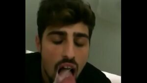 Blowjob cum in mouth gay porn
