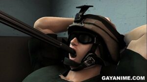 Cartoon 3d gay sentando a varacon