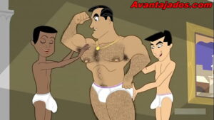 Cartoons na orgia gay