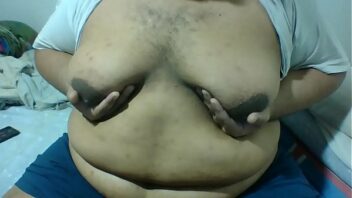Fat tits gay male moob