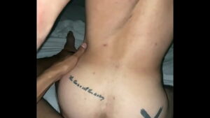 Gay ass tattoed fucked