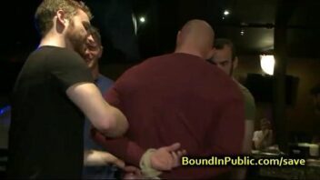 Gay fucking at cruizing bar