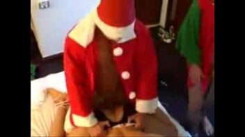 Gay santa claus piss