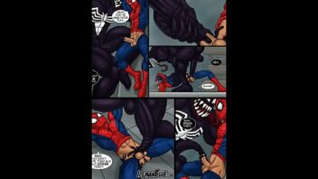 Gay spiderman bara comic cartoon