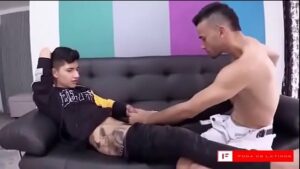 Gays fazendo sexo com calça de couro