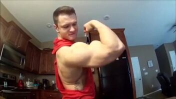 Giant pec muscle gay hard