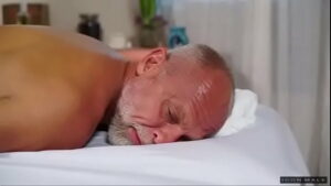 Massage black old gay