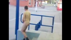 Naked public gay parking porn