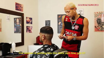 Sexy barber shop gay videos