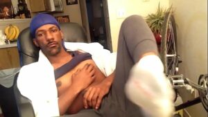 Sexy man take underwear out dick gay porn