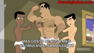 Tarzan em foda gay em desenhos animados