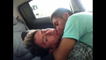 Wet gay gays kissing