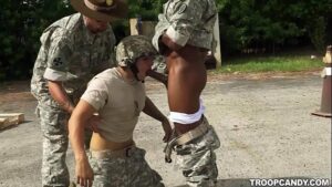 Young gay soldier porno