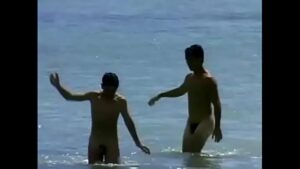 Gay careca praia