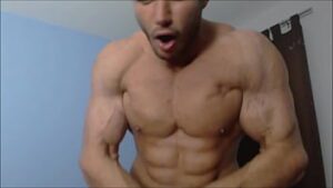 Muscle bodybuilder train orgy